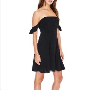 ASTR the Label off shoulder mini dress